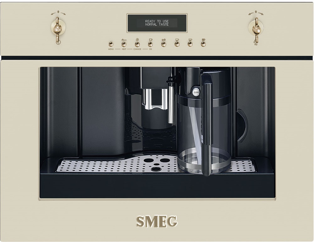 Кофемашина встраиваемая SMEG CMS8451P Кремовый